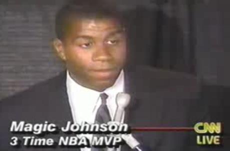 Magic Johnson - Retirement Announcement - screenshot