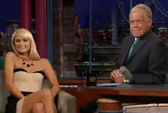 Letterman - Paris Hilton's New Boyfriend - screenshot