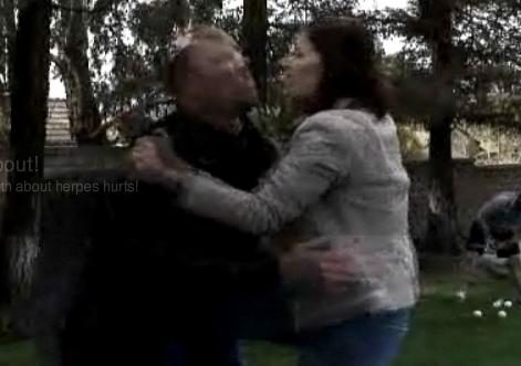 Woman Beats Herpes Boyfriend Video
