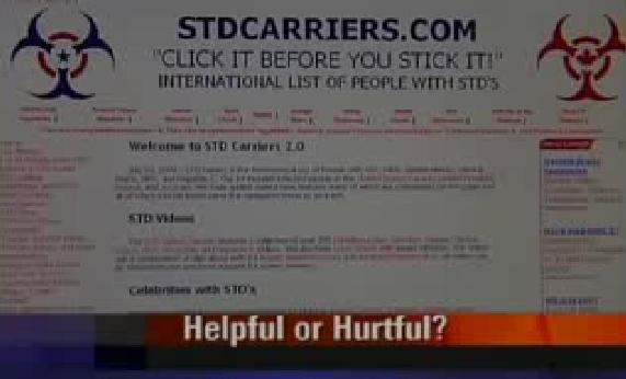 STD Carriers on Illinois Home Page - screenshot