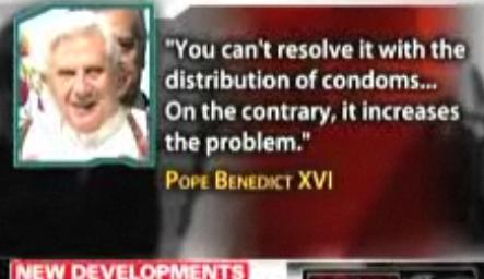 Daily Show - Pope Benedict XVI on the HIV Crisis